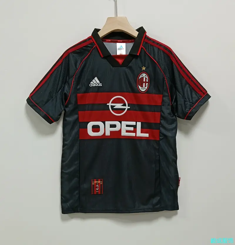 AC Milan 1998–99 Third Kit – Retro Edition (Half Sleeve)