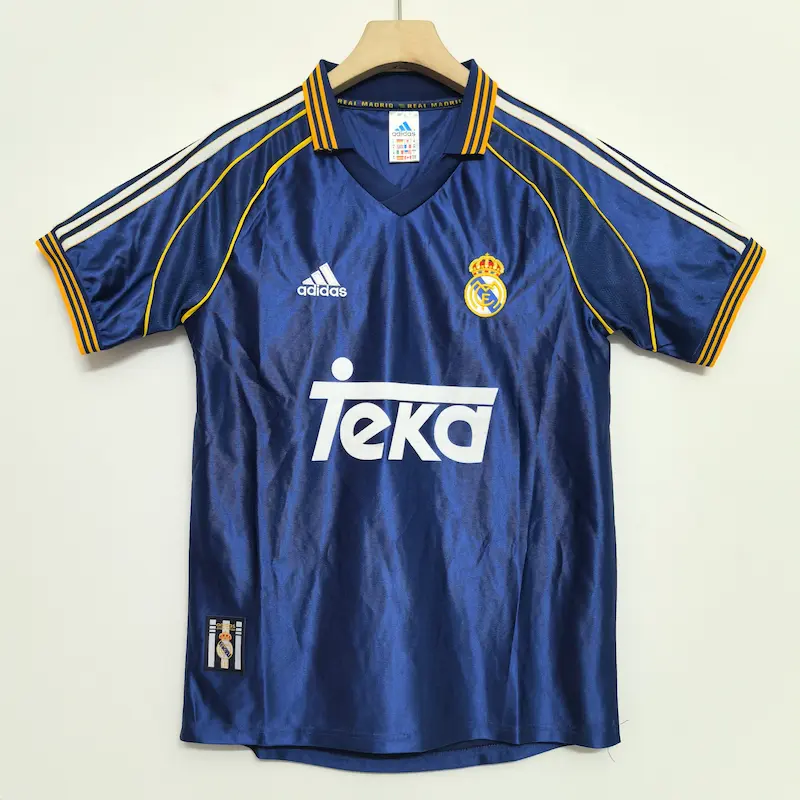 Real Madrid 1998–1999 Third Kit – Retro Edition (Half Sleeve)