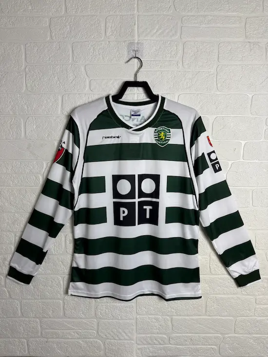 Sporting CP 2002–03 Home Jersey – Retro Edition (Long Sleeve)