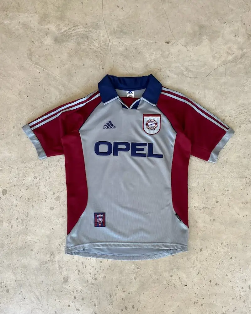 Fc Bayern Munich 1998-99 Away Jersey Half Sleeve Retro edition