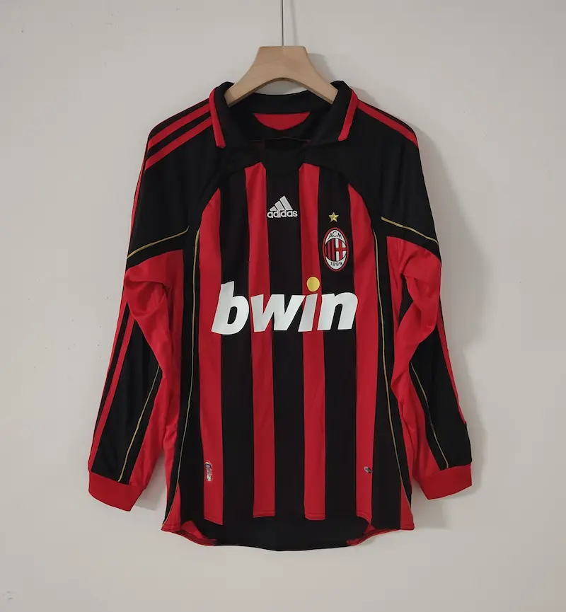 Ac Milan Home 2006/07 Full Sleeve Retro Edition