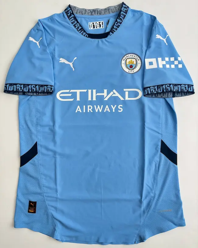 Manchester City Home 2024/25 Player Edition Half Sleeve