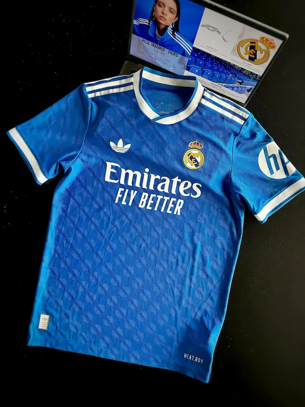 Real Madrid 3rd 2025/26 Player Edition Half Sleeve